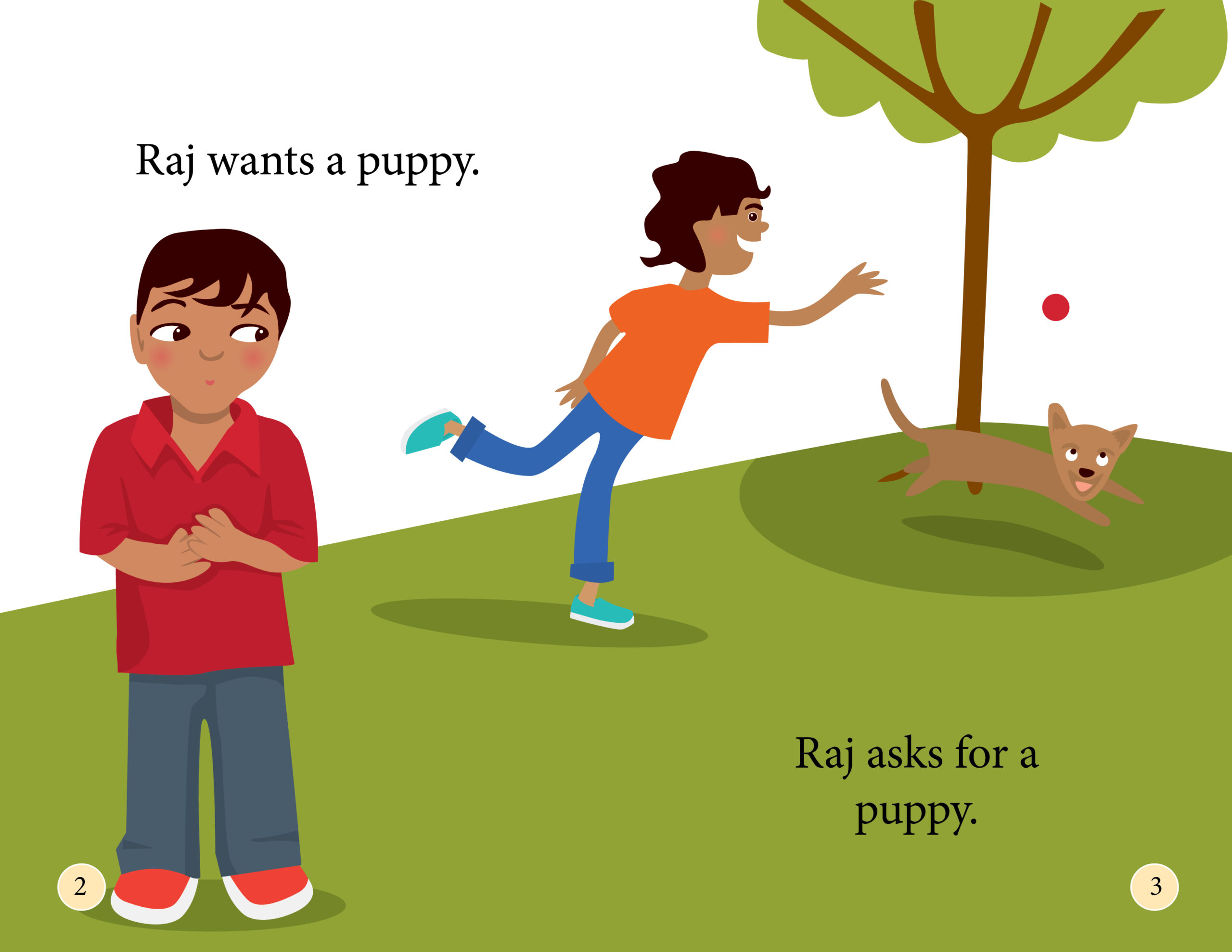Raj gets a Puppy - We Can Readers